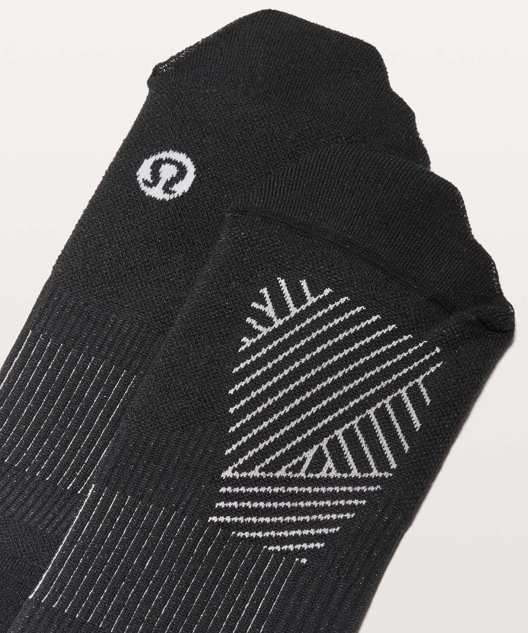 Lululemon Show Me The Distance Sock *Silver - Black / White