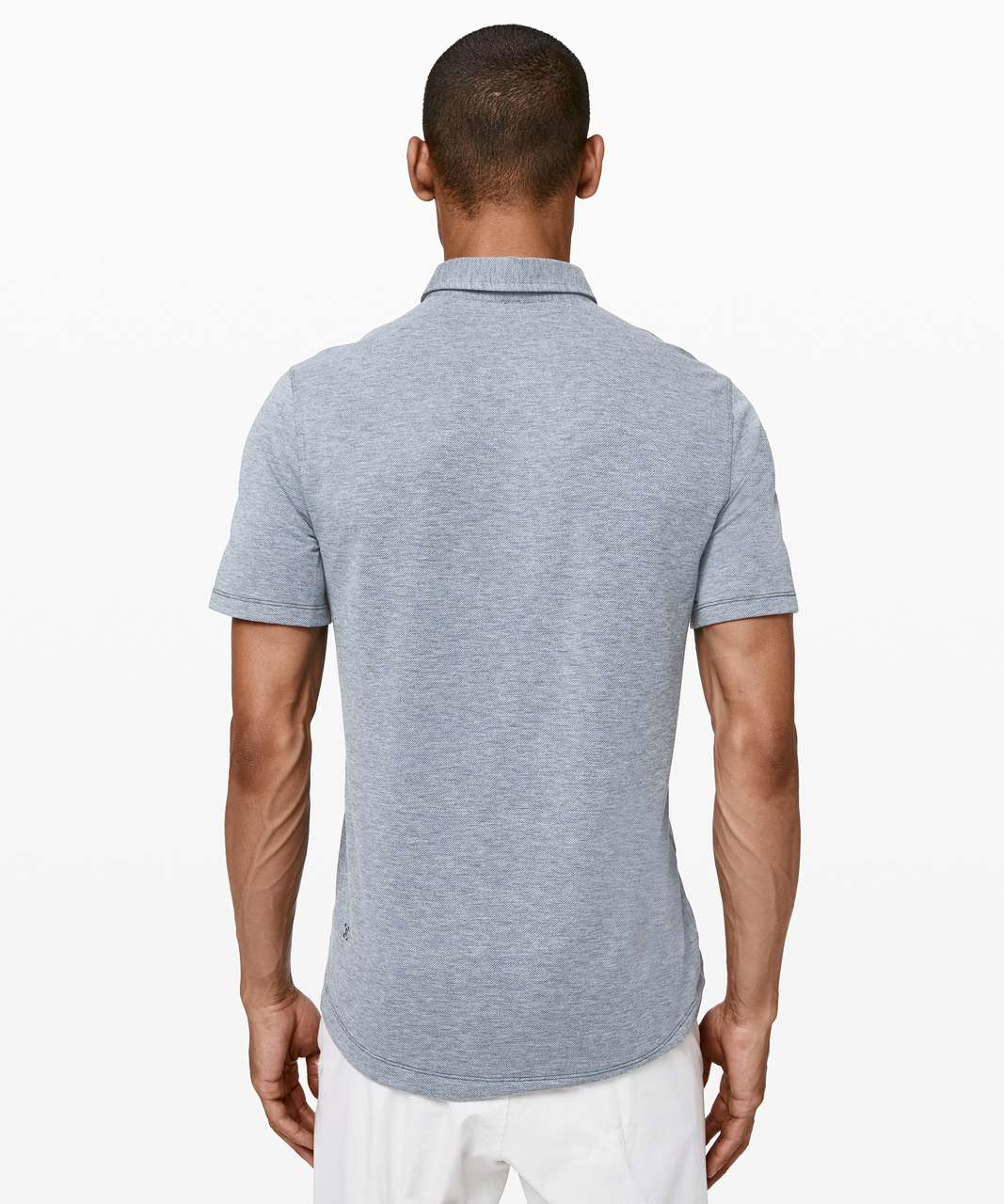 Lululemon Evolution Polo - Heathered Mach Blue