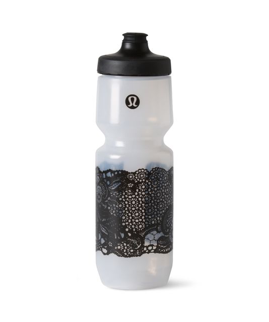 Lululemon Purist Cycling Water Bottle - Purist Dotted Speckle Blue Denim -  lulu fanatics