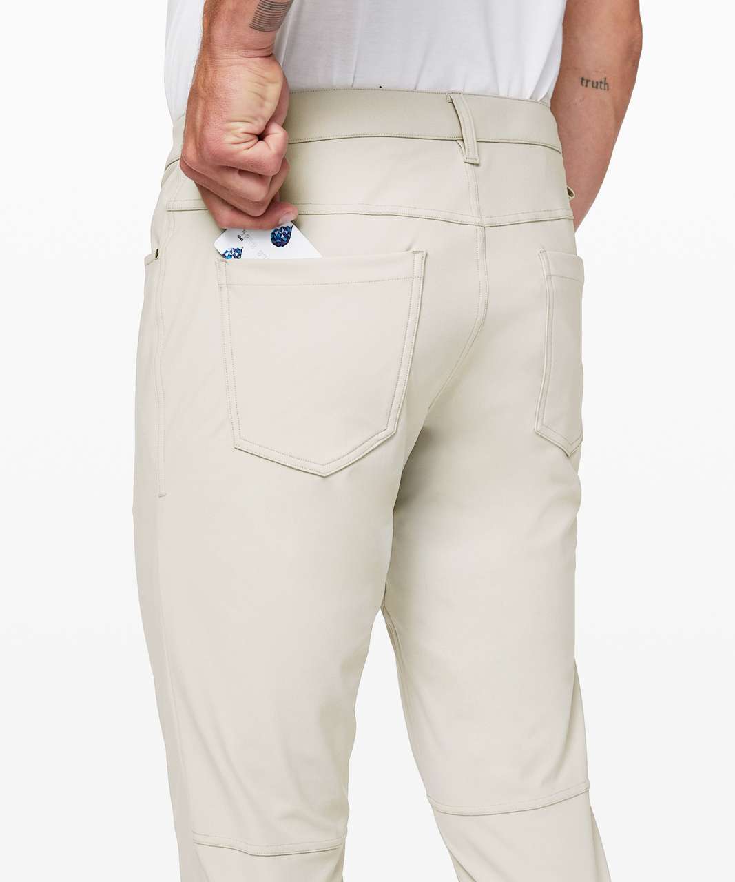 Lululemon ABC Pant Slim *Warpstreme 34" - Silverstone