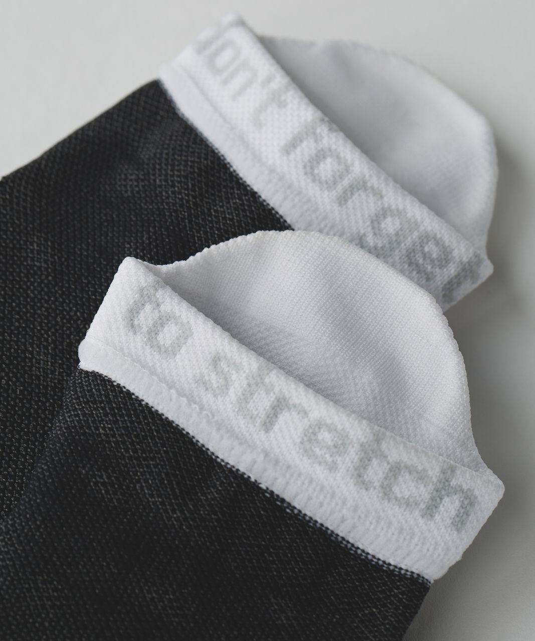 Lululemon Speed Sock - Black / White / Silver Spoon