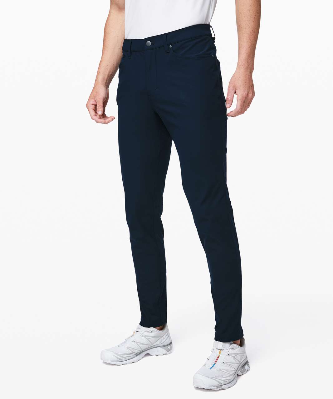 Lululemon ABC Pant Skinny 32 *Warpstreme - True Navy - lulu fanatics