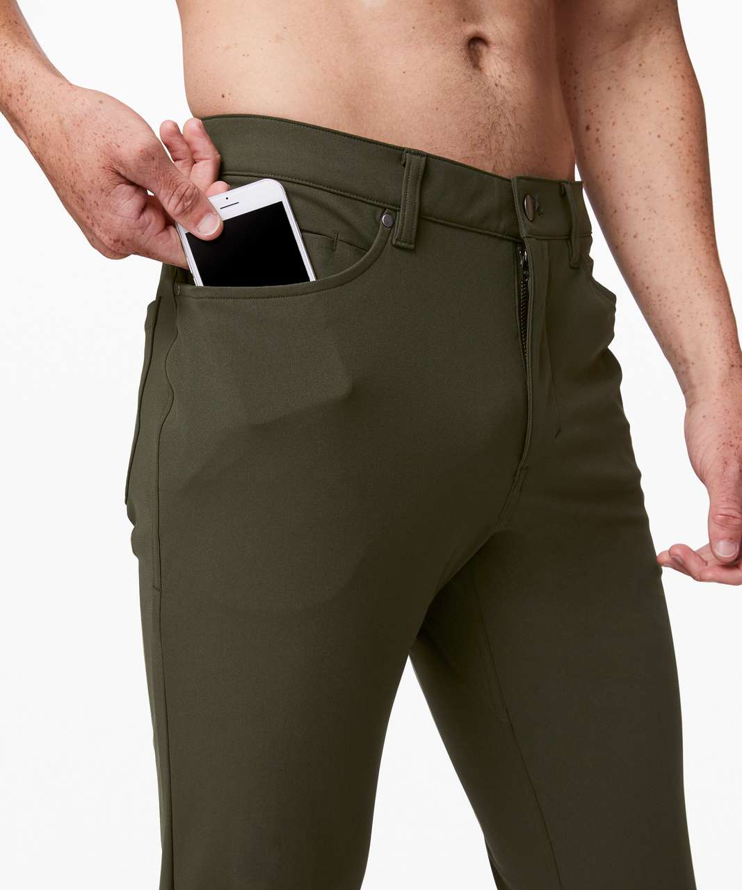 Lululemon ABC Pant Slim *Warpstreme 32" - Dark Olive (First Release)