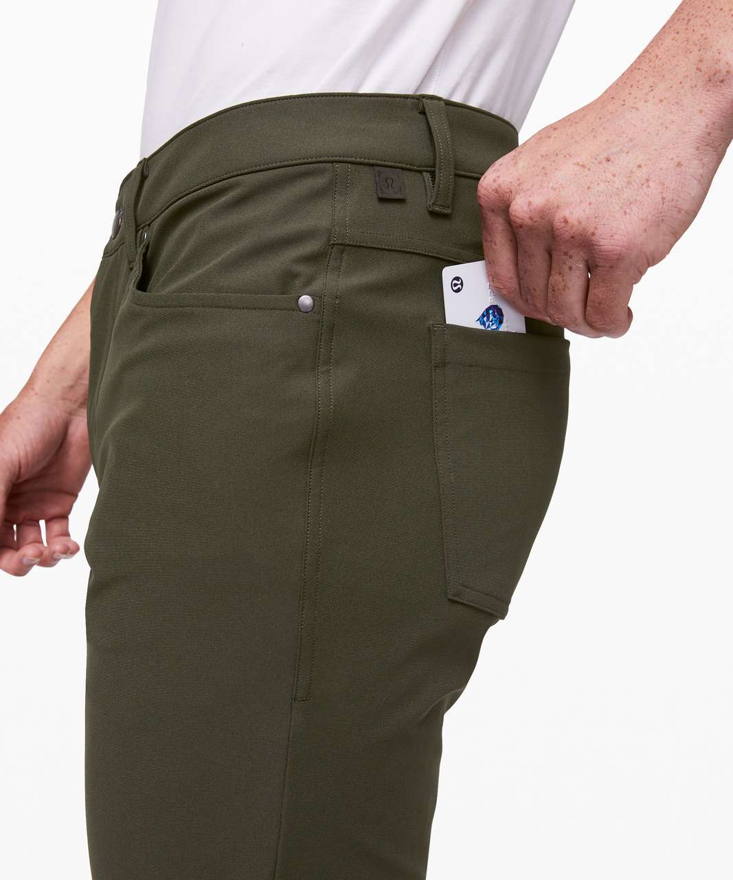 Lululemon ABC Pant Slim *Warpstreme 32" - Dark Olive (First Release)