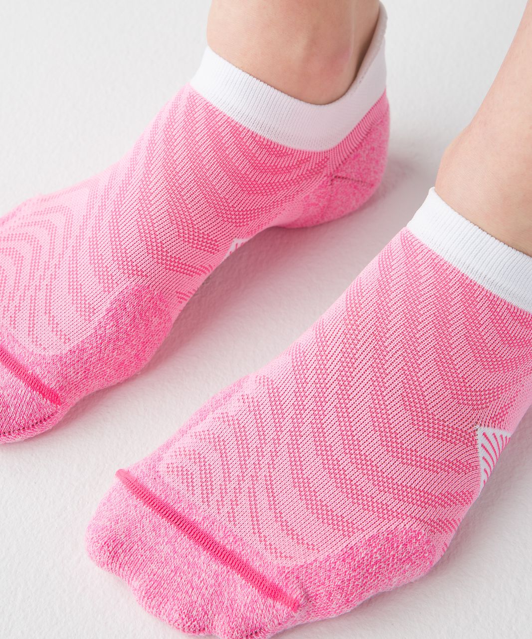 Lululemon Speed Sock - Pink Shell / Neon Pink