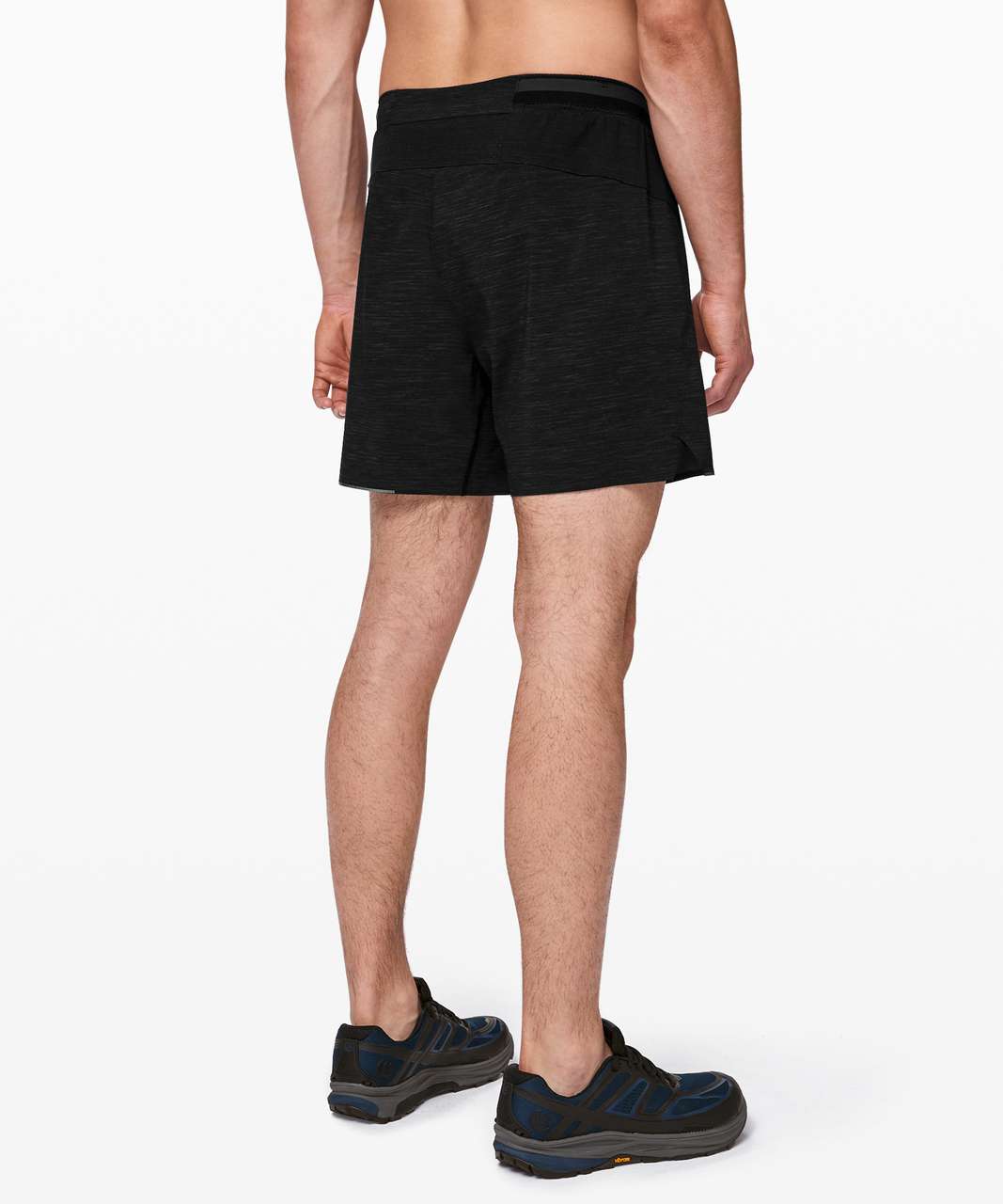 Lululemon Surge Short *Liner 6 - Heather Allover Deep Coal Black - lulu  fanatics