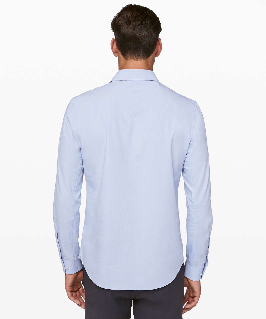 Lululemon Down to the Wire Slim Fit Long Sleeve - Heathered Oasis Blue (First Release)