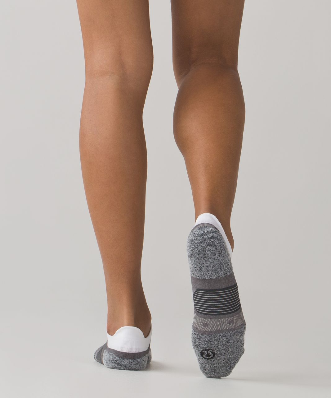 Lululemon Speed Sock *Silver - Slate / Deep Coal