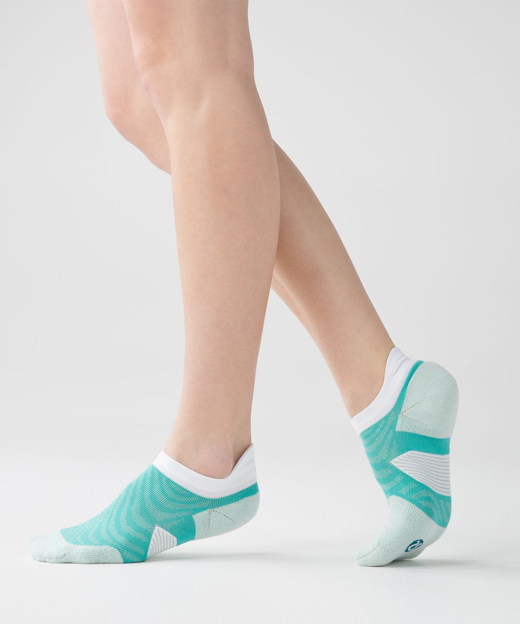 Lululemon Speed Sock *Silver - Bali Breeze / Fresh Teal