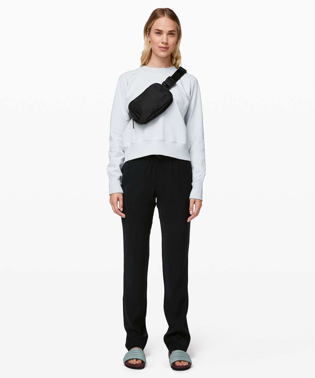 Lululemon Everywhere Fleece Belt Bag - Black - lulu fanatics