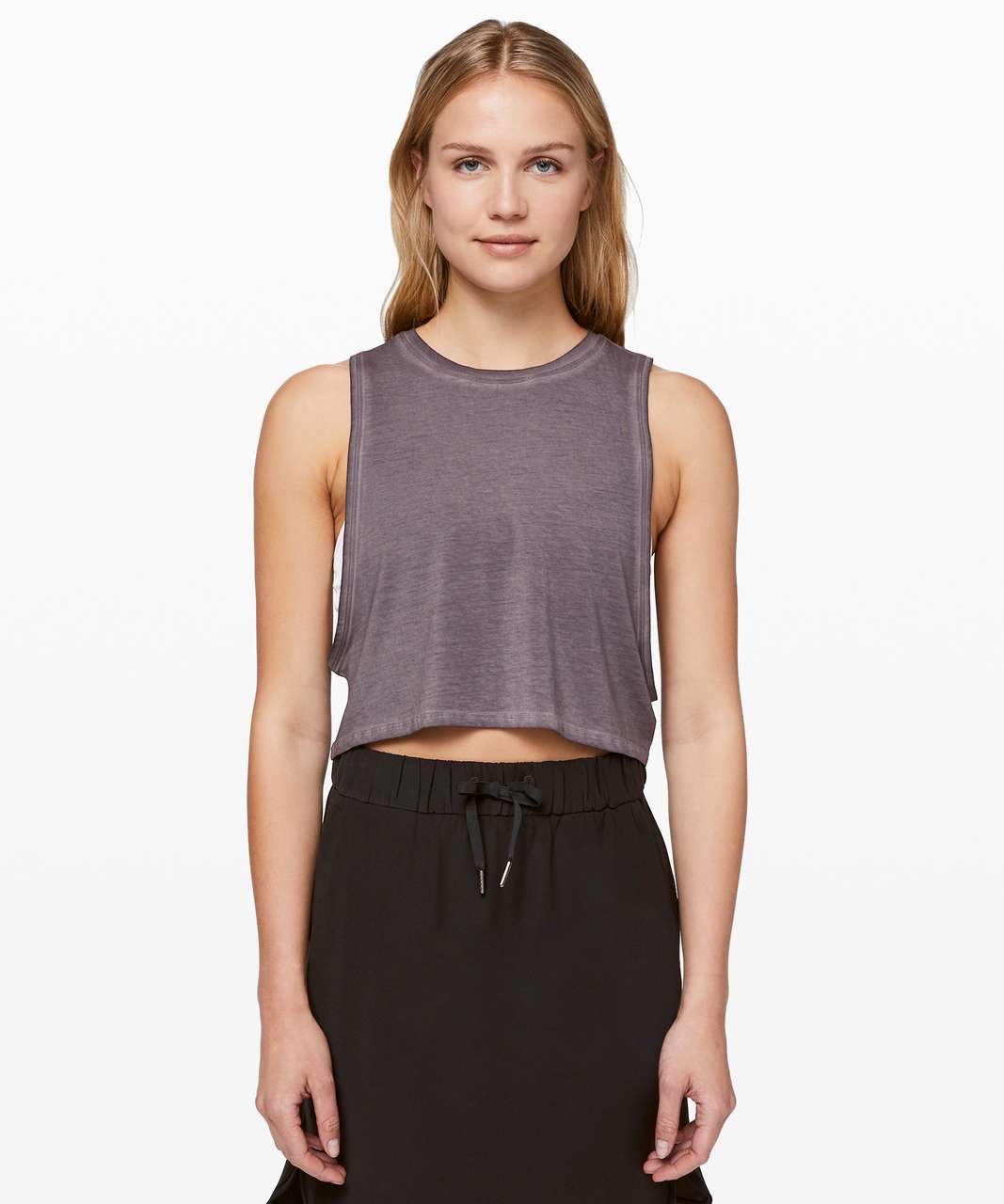 Lululemon Muscle Love Crop Tank *Fade - Washed Lunar Rock