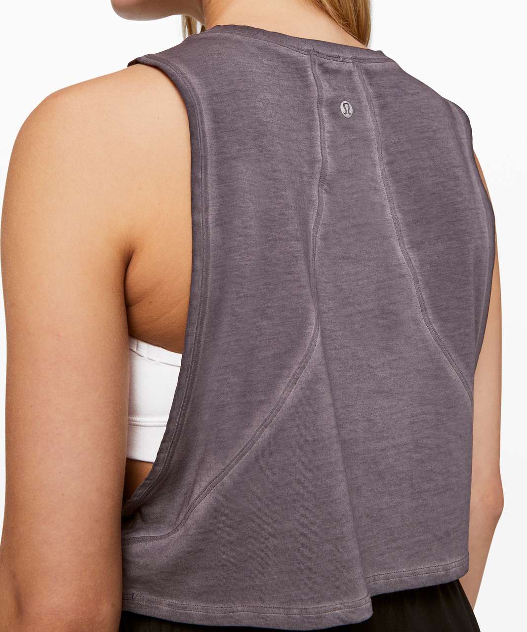 Lululemon Muscle Love Crop Tank *Fade - Washed Lunar Rock