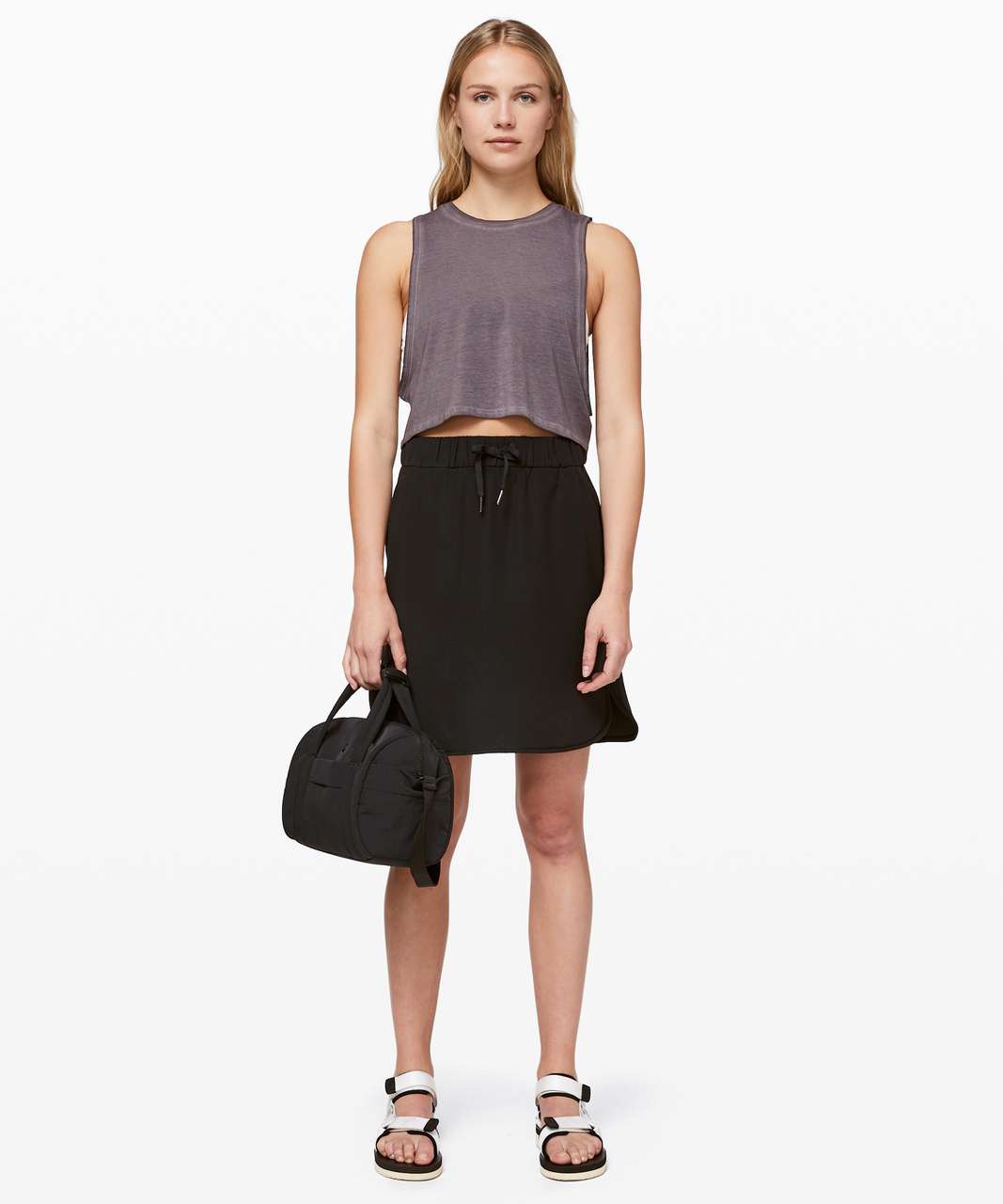 Lululemon Muscle Love Crop Tank *Fade - Washed Lunar Rock