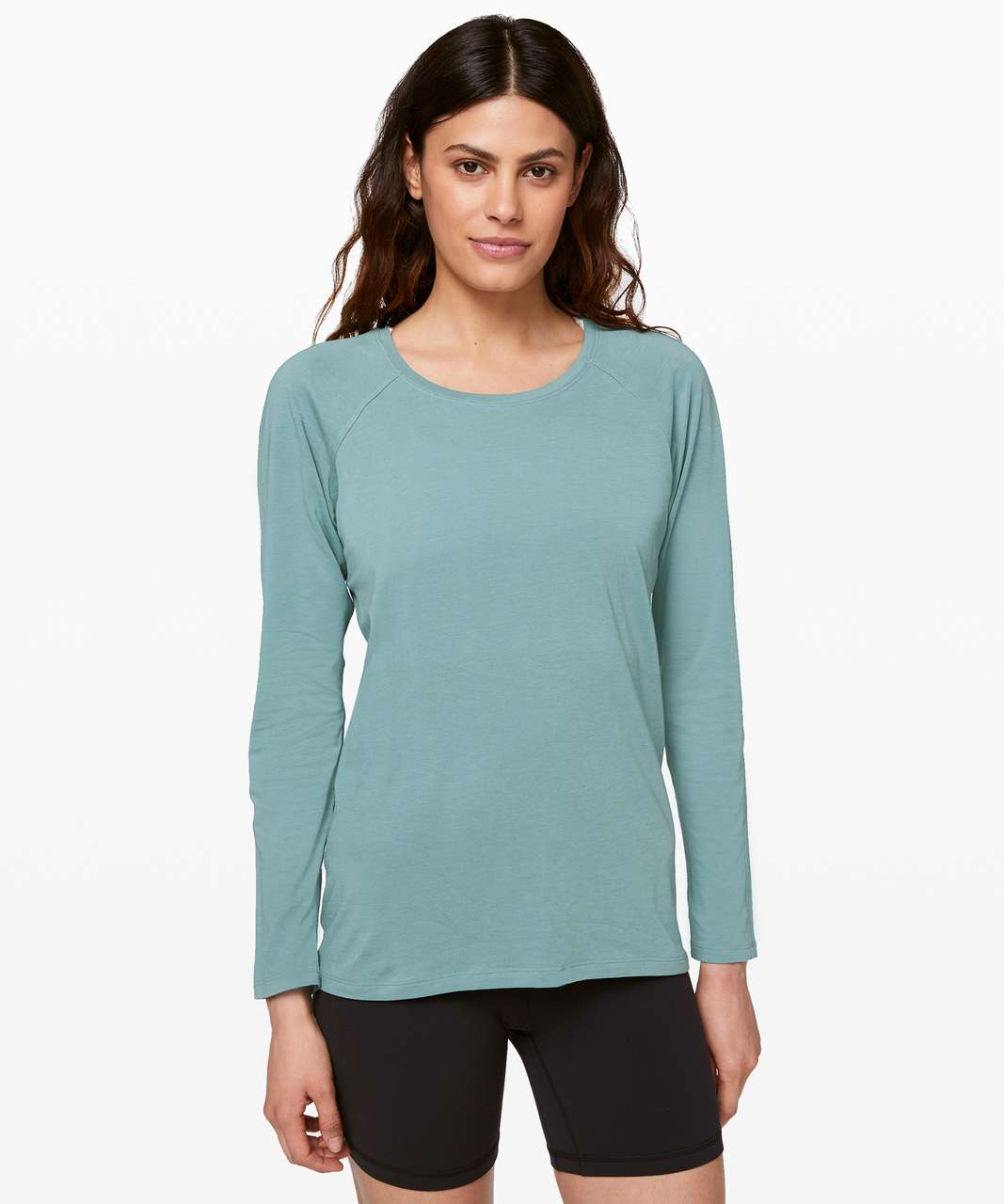 Lululemon Emerald Long Sleeve - Aquatic Green