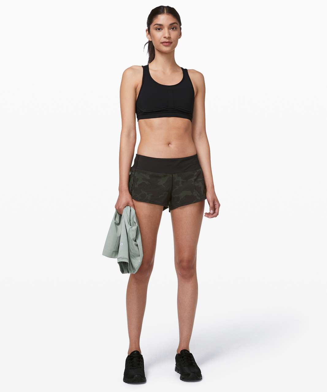 Lululemon Speed Up Short *2.5 - Incognito Camo Multi Gator Green / Black -  lulu fanatics