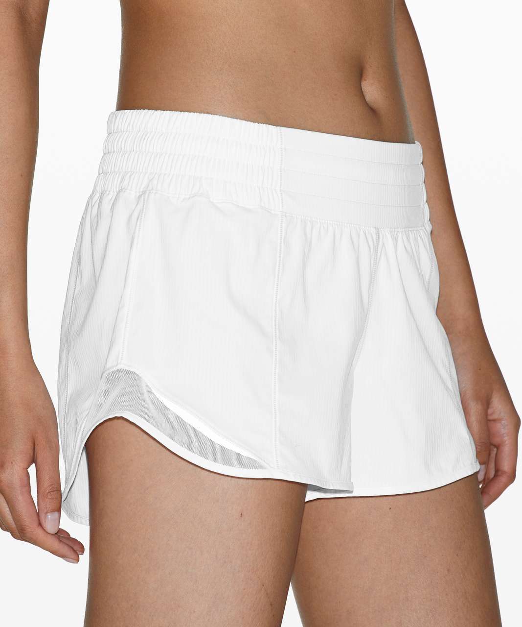 Lululemon Hotty Hot Short *High-Rise 2.5 - White - lulu fanatics