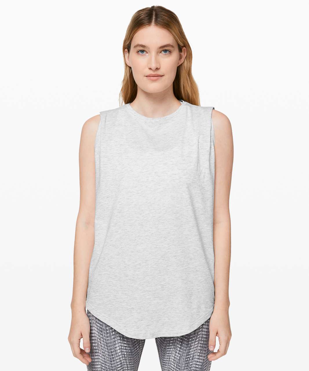 Lululemon Brunswick Muscle Tank - Heathered Core Ultra Light Grey