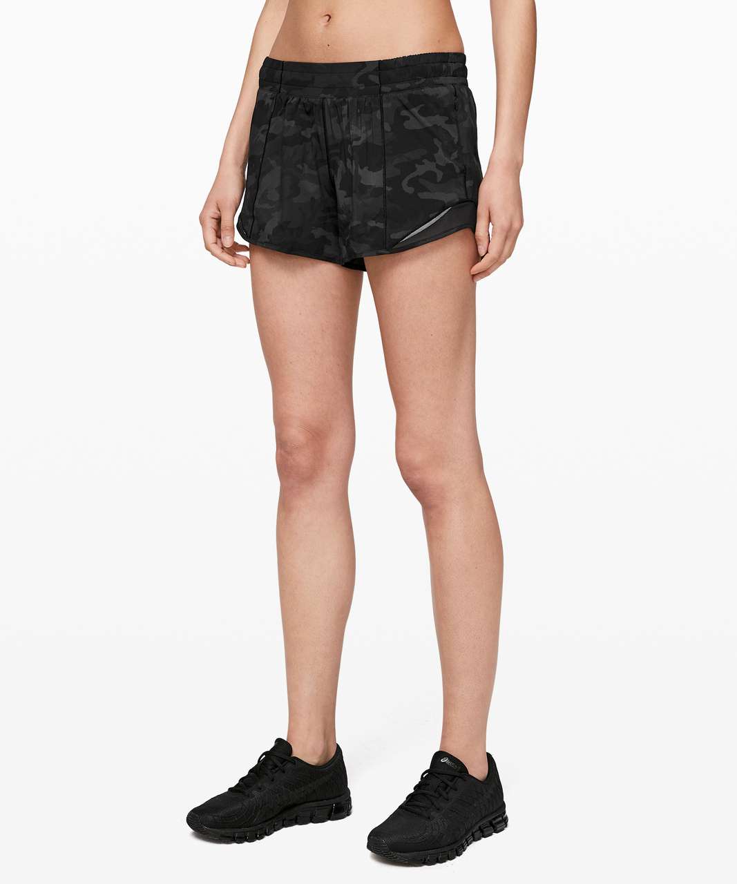 lululemon black camo shorts