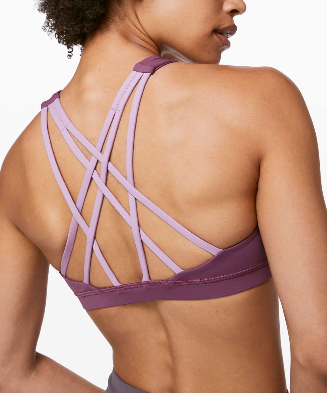 Lululemon Free To Be Serene Bra *High Neck - Vintage Plum / Jubilee