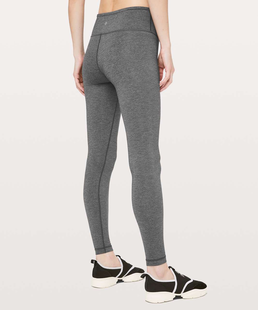 Lululemon Wunder Under Low-Rise Tight *Luxtreme 28 - Heathered Black -  lulu fanatics