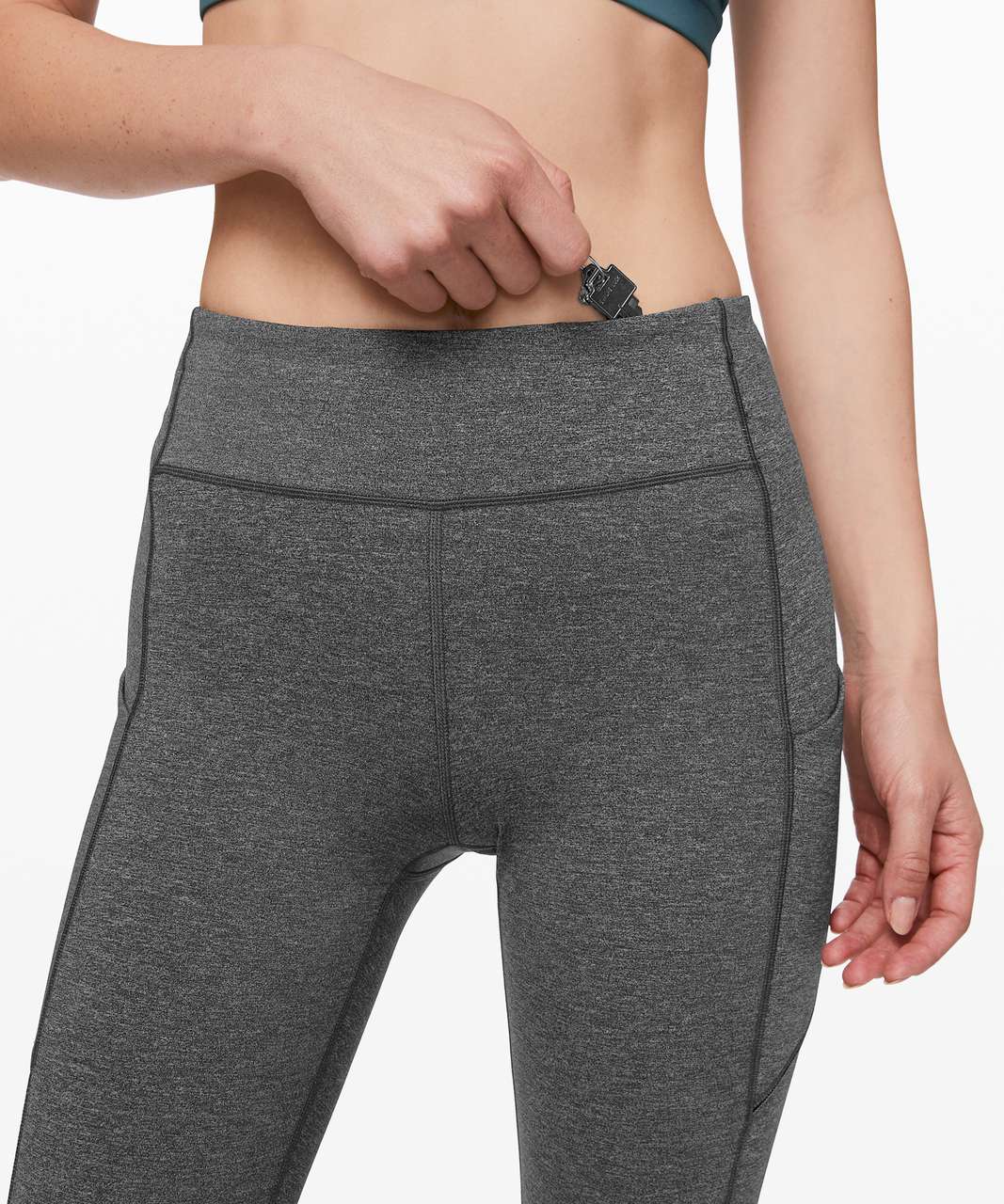 Lululemon Speed Up Tight 31" - Heathered Black