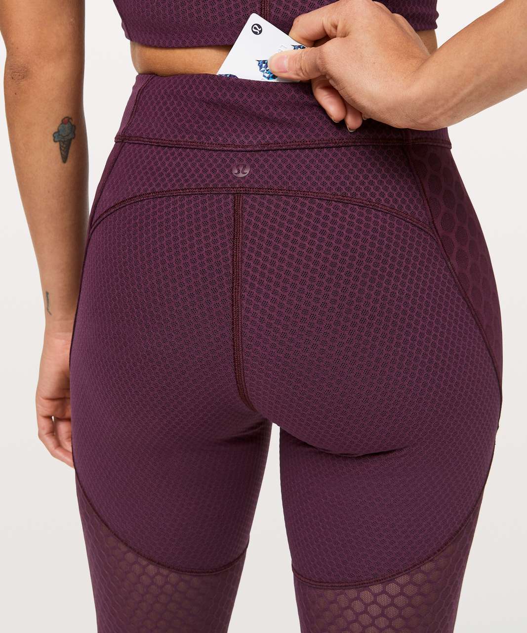 Lululemon Geo Tight 28" *lululemon lab - Plum