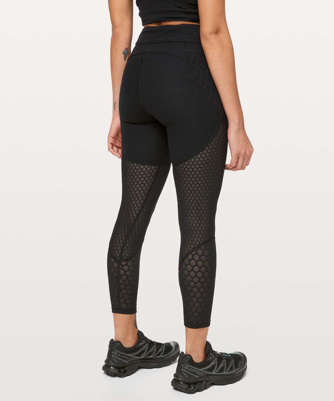 Leggings Lululemon Black size 6 US in Spandex - 41653894