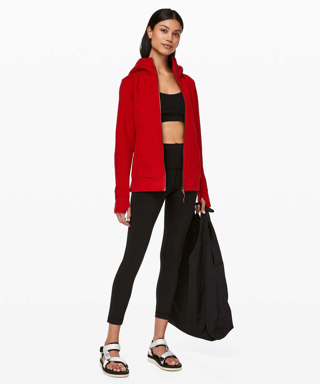 LULULEMON (2020) $118.00 Scuba Hoodie *Light Cotton Fleece in Dark Red –  Sarah's Closet