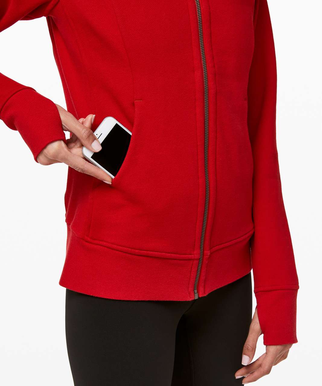 Lululemon Scuba Hoodie *Light Cotton Fleece Dark Red/Gold Size 8 Womens Red  - $125 - From Ryan