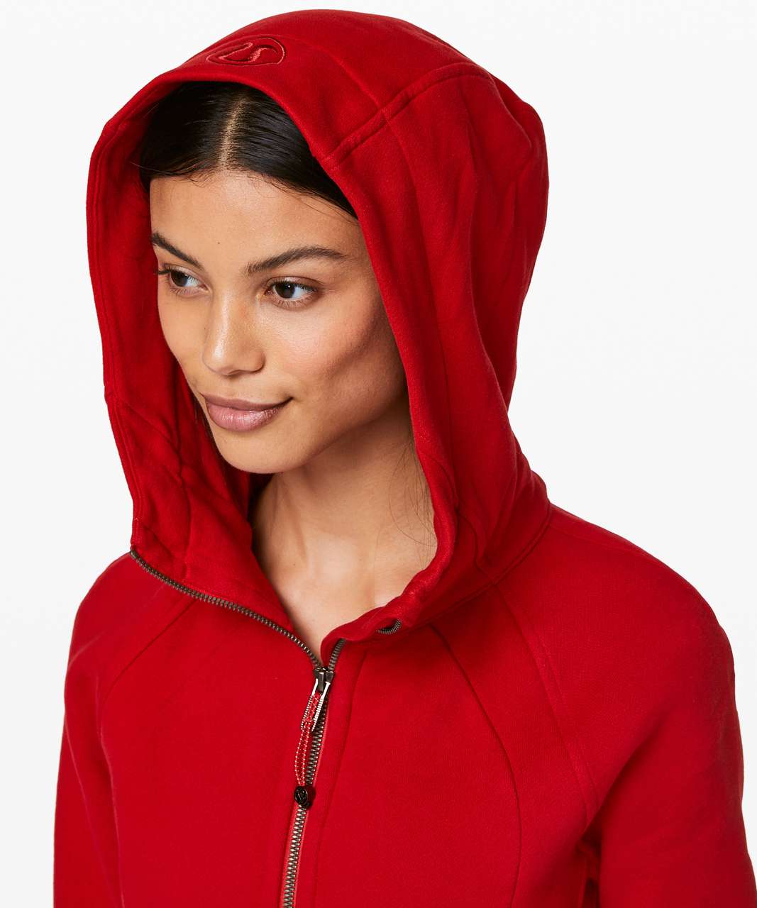 lululemon scuba hoodies: chili red