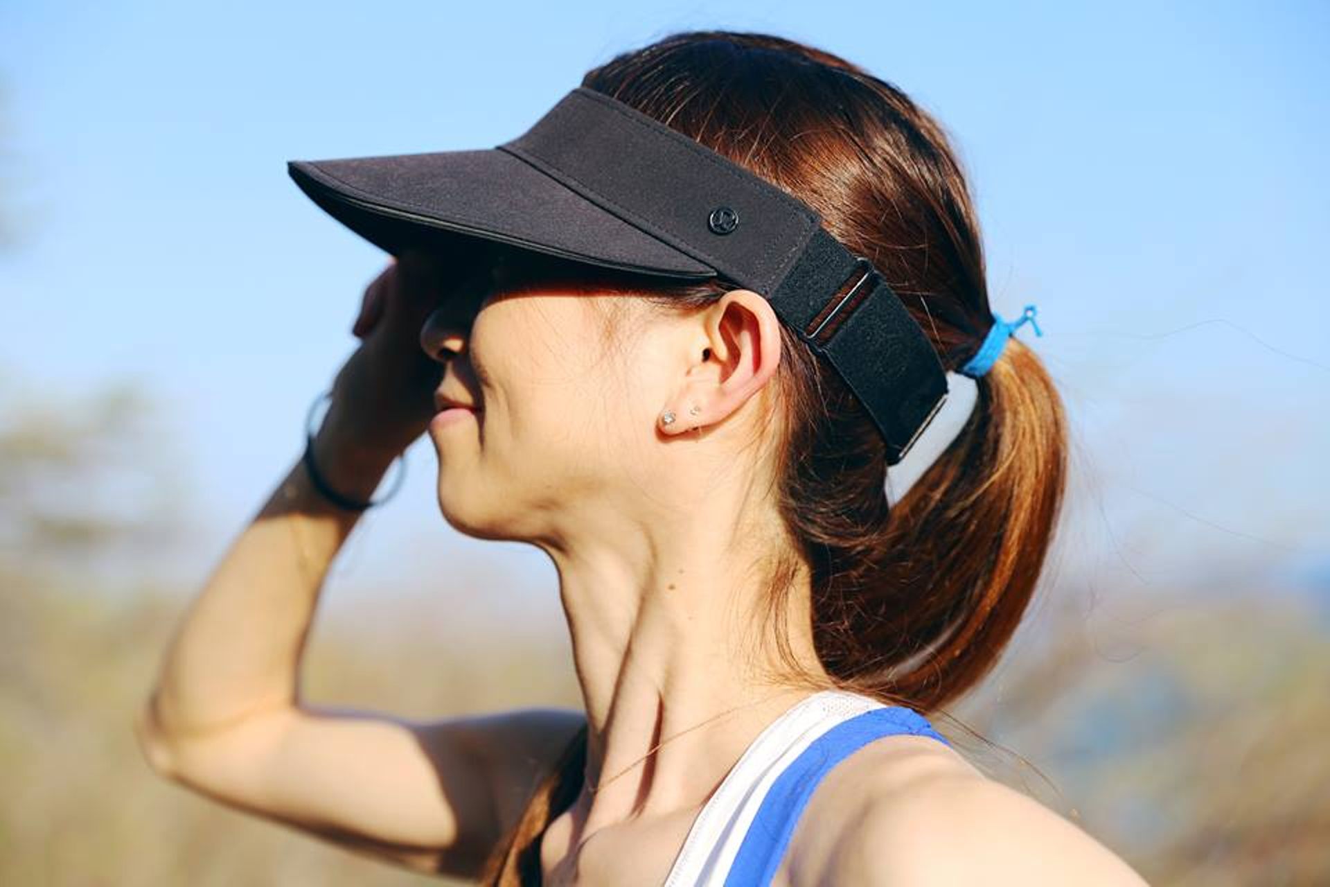 Lululemon Fast Paced Run Visor - Black (Second Release)