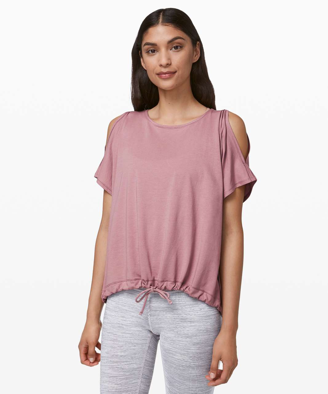 Lululemon Renew the Day Short Sleeve - Vintage Mauve