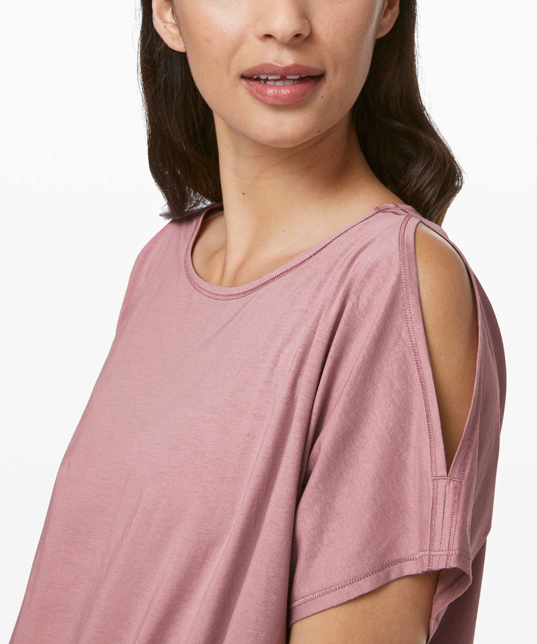 Lululemon Renew the Day Short Sleeve - Vintage Mauve