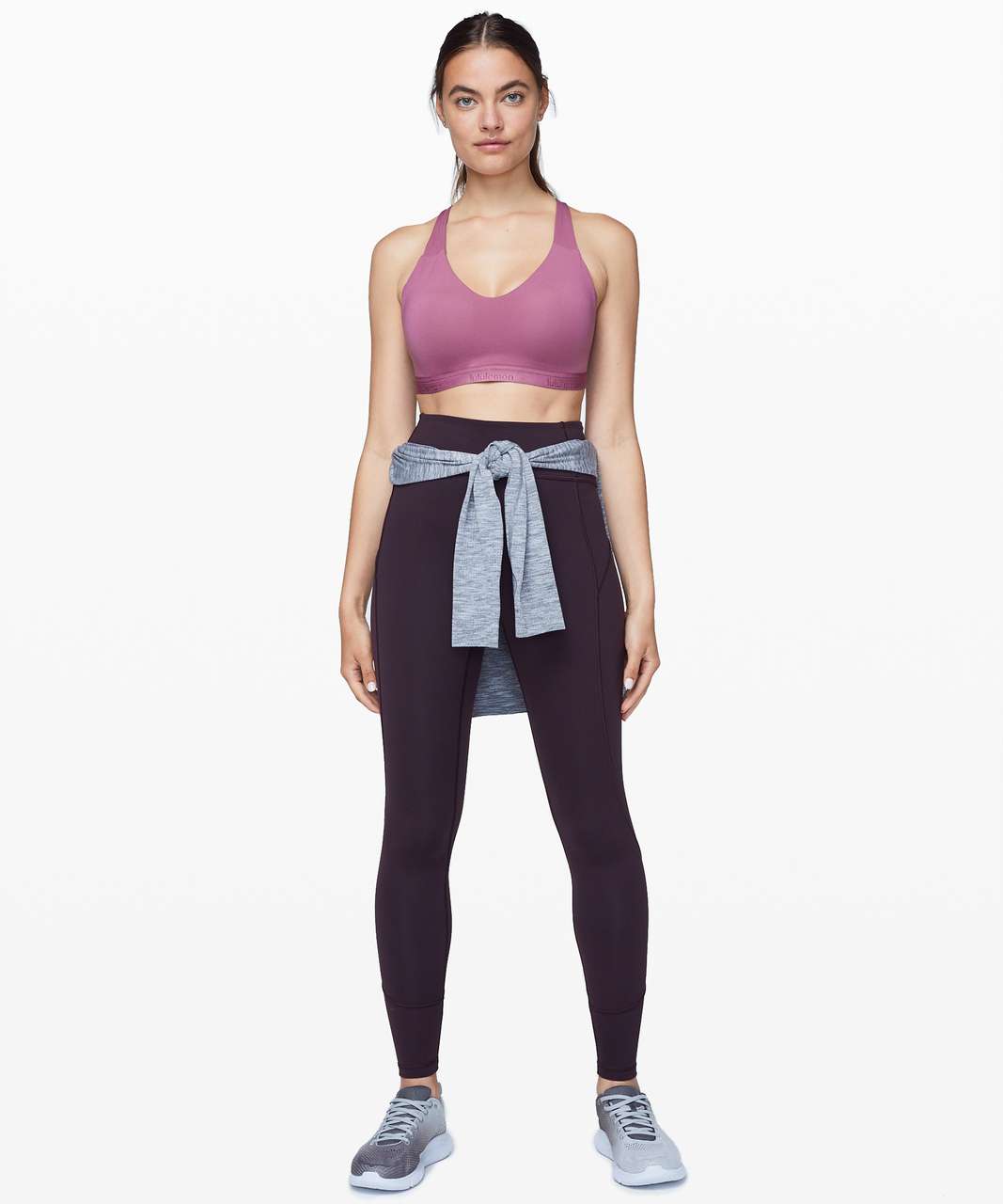 Battle Encapsulation Sports Bra in Plum