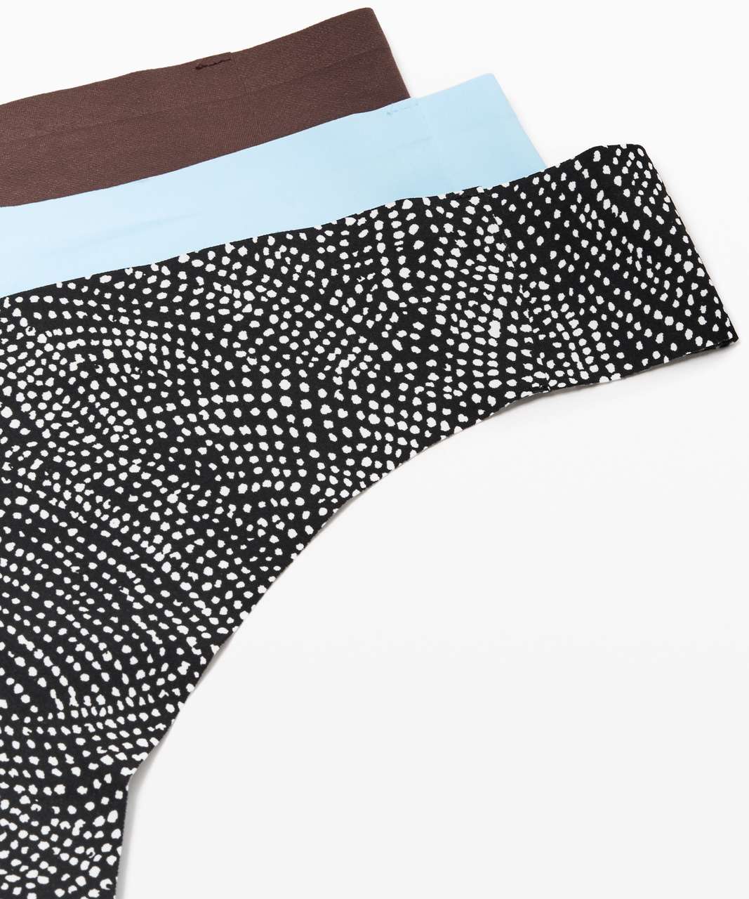 Lululemon Namastay Put Thong 3 Pack - Breezy / Cherry Cola / Free Spirit Alpine White Black