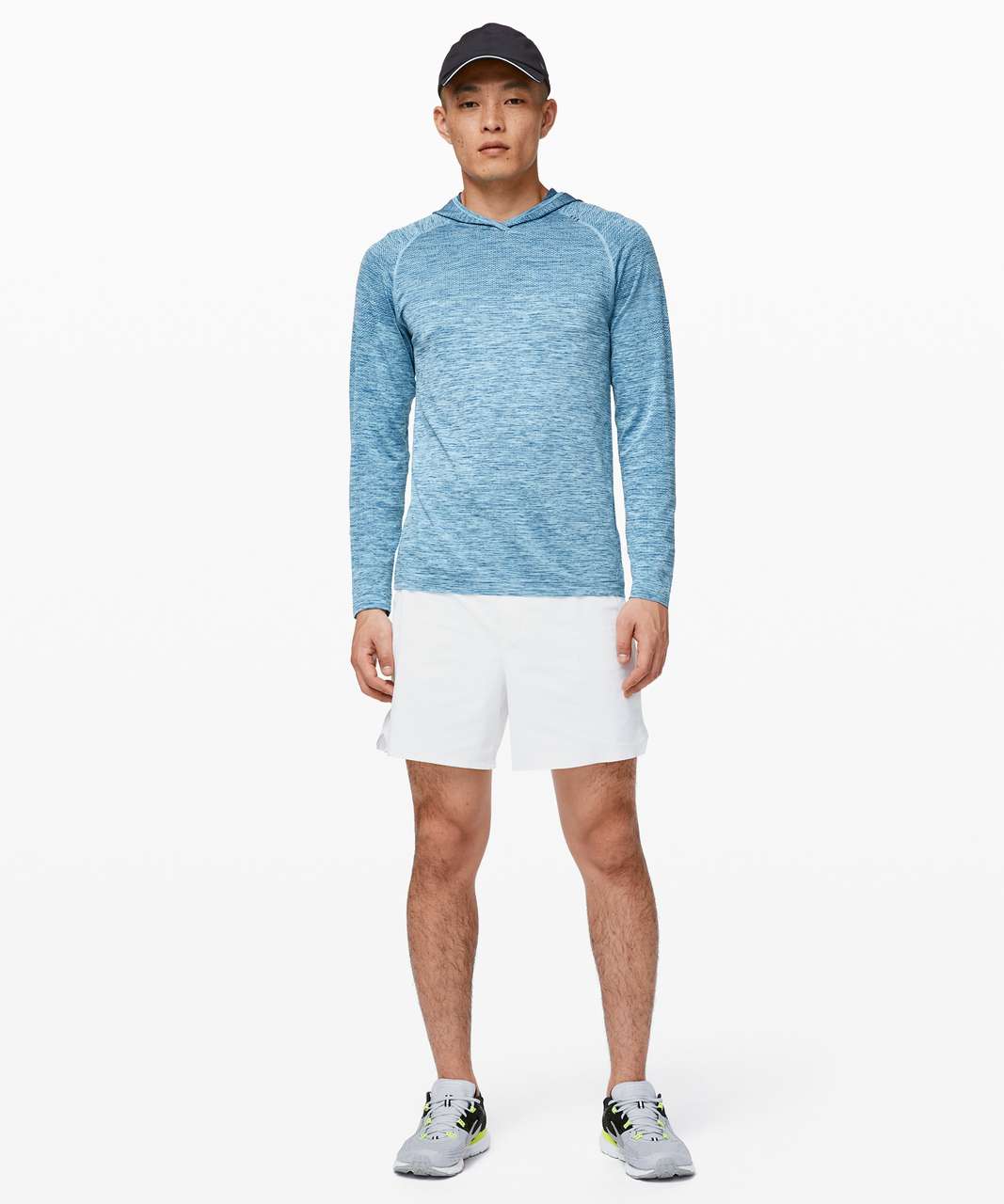 Lululemon Metal Vent Tech Pullover Hoodie - Poseidon / Hydra Blue ...