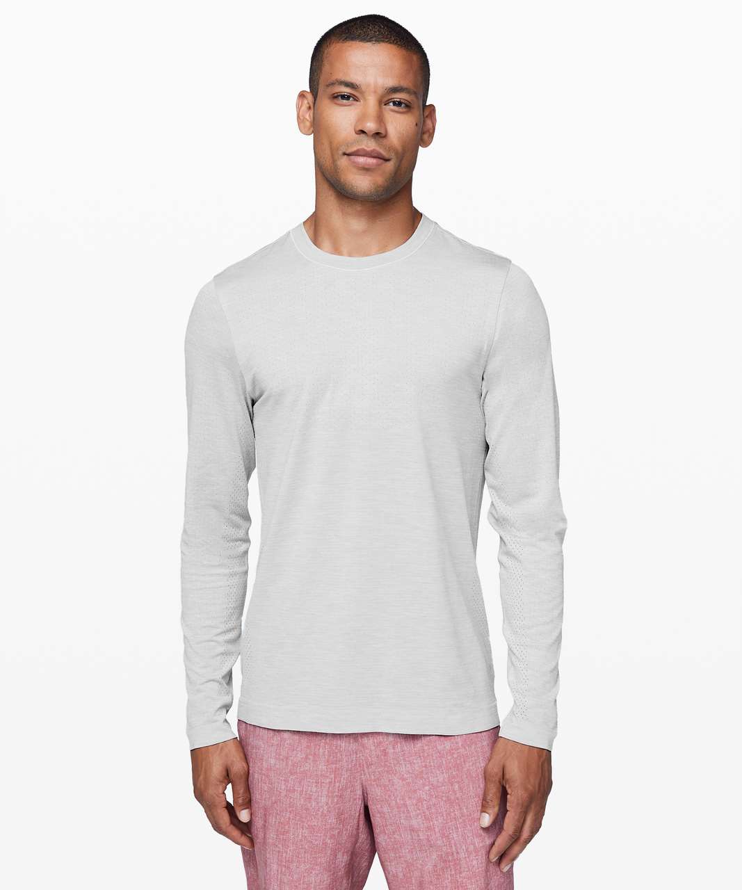 Lululemon Metal Vent Breathe Long Sleeve - Ceramic / White (First Release)