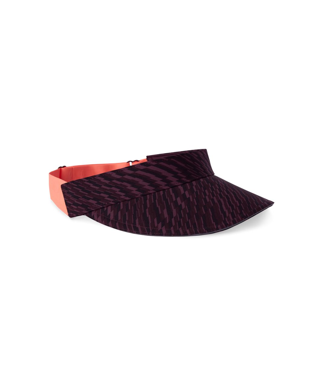 Lululemon Fast Paced Run Visor - Shifted Horizon Red Grape Black / Red Grape