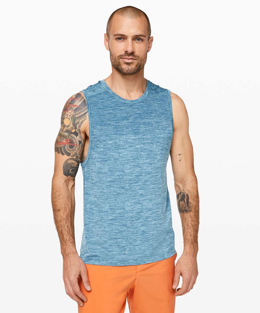 Lululemon Metal Vent Tech Muscle Tank - Poseidon / Hydra Blue