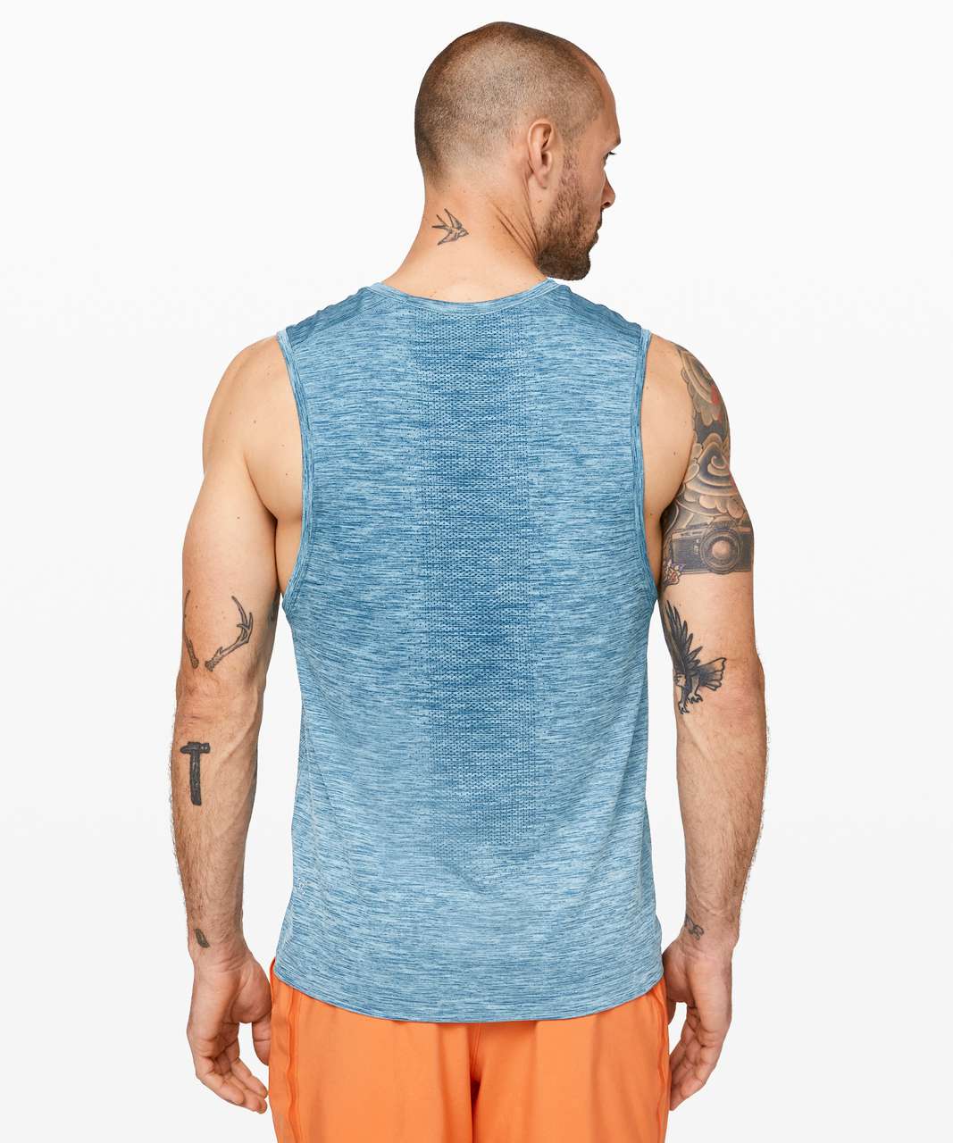 Lululemon Metal Vent Tech Muscle Tank - Poseidon / Hydra Blue - lulu  fanatics