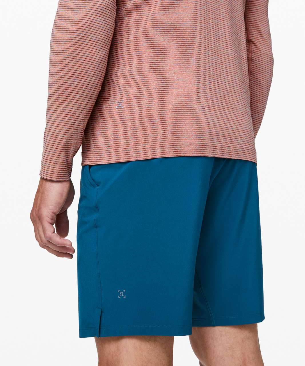 Lululemon Metal Vent Tech Long Sleeve - Cayenne / White / Blue / Lime