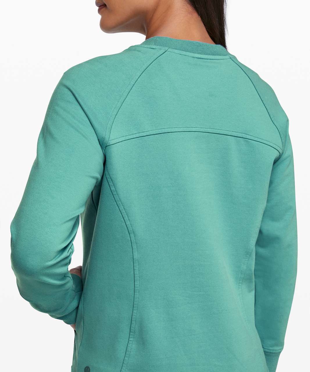 NEW LULULEMON Scuba Oversized Funnel Neck Half-Zip M/L Storm Teal