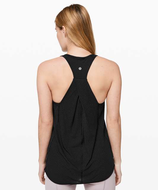 Lululemon Essential Tank - Heathered Black (First Release) - lulu fanatics