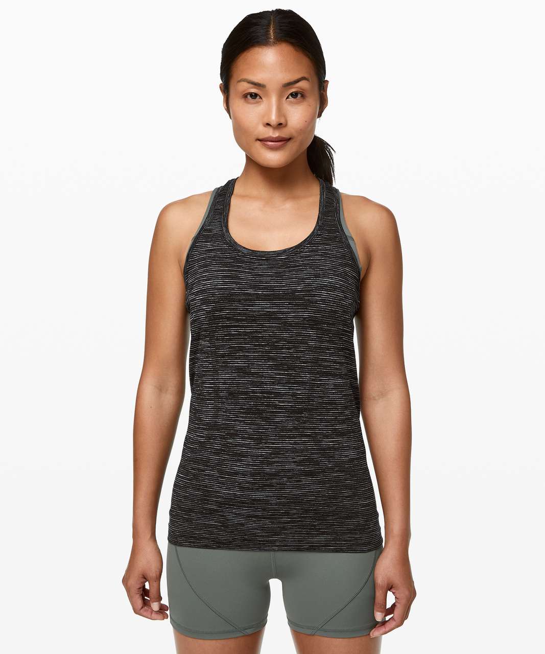 Lululemon Swiftly Speed Long Sleeve - Black / Black / Black - lulu fanatics