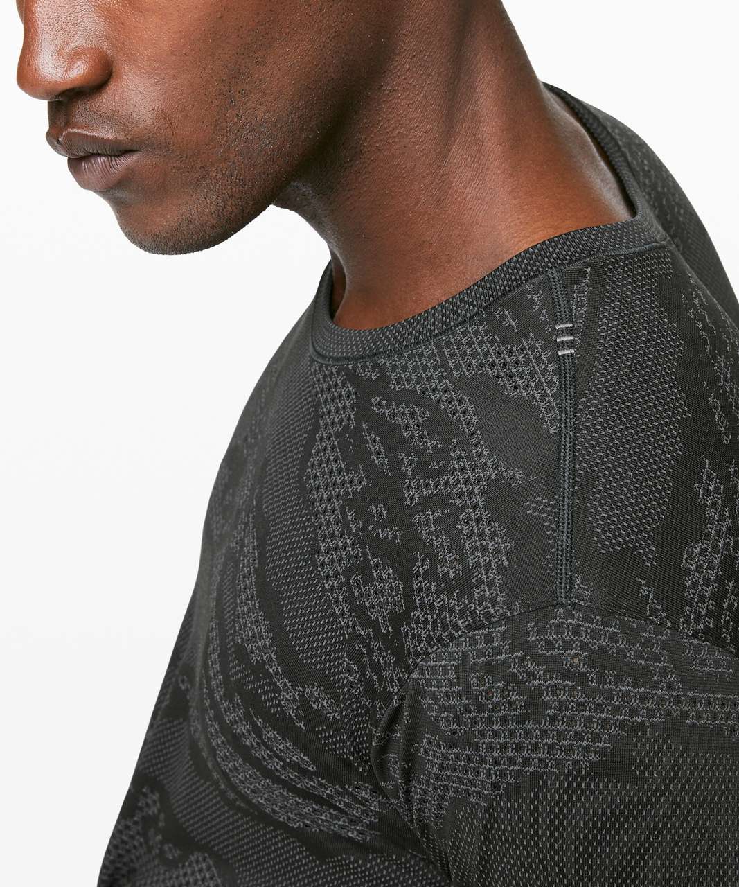 Lululemon Metal Vent Breathe Long Sleeve - Asphalt Grey / Obsidian