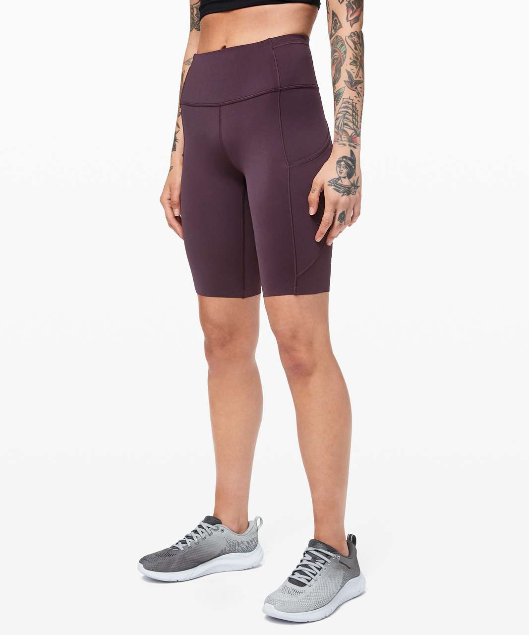 Lululemon Fast And Free Short 10" *Non-Reflective - Plum Shadow