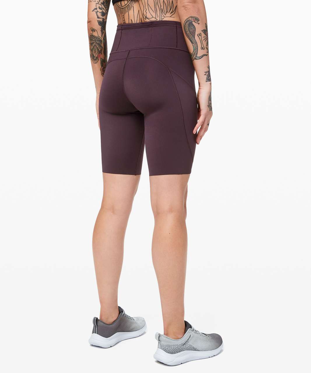 Lululemon Fast And Free Short 10" *Non-Reflective - Plum Shadow