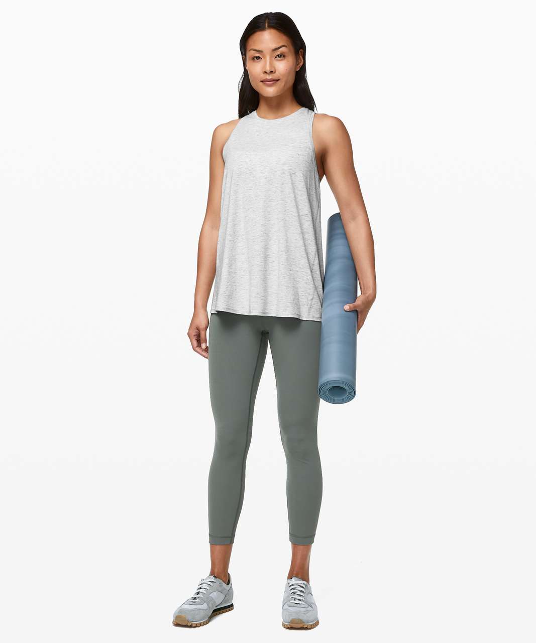 Lululemon All Tied Up Tank - Heathered Core Ultra Light Grey