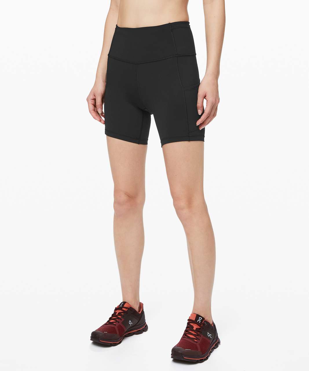 Lululemon Fast And Free Short 6 *Non-Reflective - Black - lulu fanatics