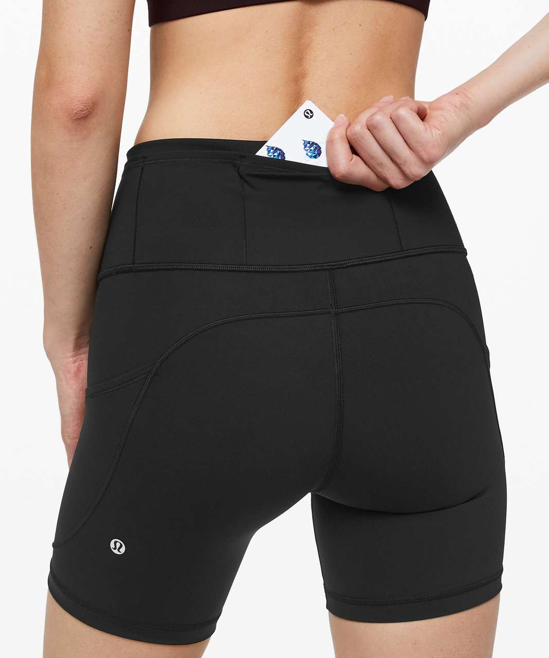 Black Fast and Free 6 running shorts, Lululemon